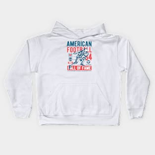 american football Kids Hoodie